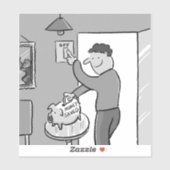 Schakel licht uit om energie te besparen sticker (Vel)