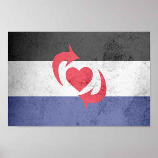 SCHAKEL REGENBOOGVLAG POSTER (Voorkant)
