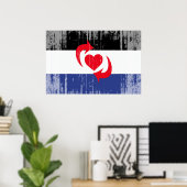 SCHAKEL REGENBOOGVLAG POSTER (Thuiskantoor)
