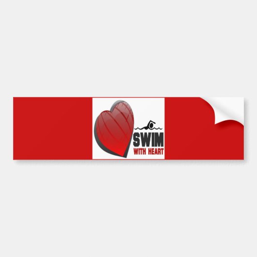 SCHAKELAAR MET HART BUMPERSTICKER (Voorkant)