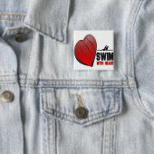 SCHAKELAAR MET HART VIERKANTE BUTTON 5,1 CM (In situ)