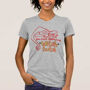schakelaar voor het oprollen van heksen t-shirt