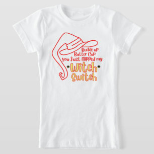 schakelaar voor het oprollen van heksen t-shirt