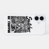 Schakelaars Be Trippin elektrotechnicus grappig iPhone 16 Hoesje (Achterkant horizontaal)