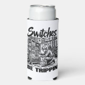 Schakelaars Be Trippin elektrotechnicus grappig Seltzer Blikjeskoeler (Seltzer Voorkant)