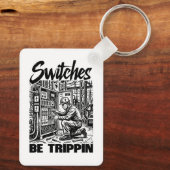 Schakelaars Be Trippin Elektrotechnicus Grappig Sleutelhanger (Achterkant)