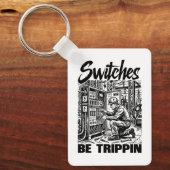 Schakelaars Be Trippin Elektrotechnicus Grappig Sleutelhanger (Voorkant)