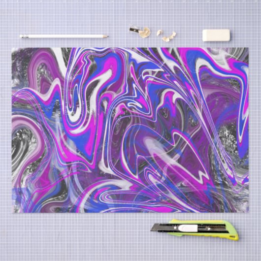 Schakelaars Borstels van Kleuren Weefseldocument Tissuepapier (Craft)