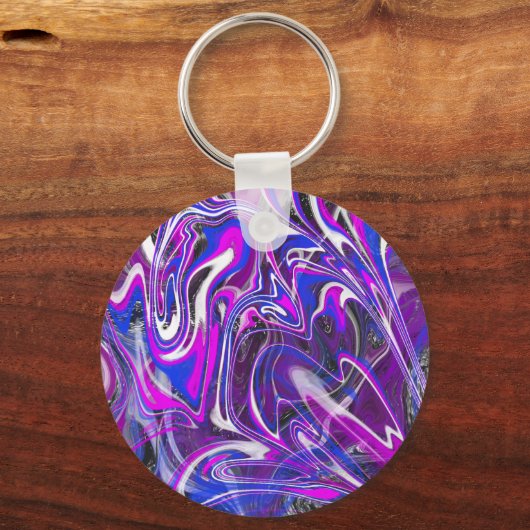 Schakelaars Penselen van Kleuren Sleutelhanger (Achterkant)