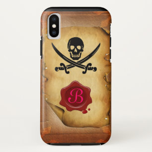 SCHAKELAARS VAN MONOGRAM, Zegelegment iPhone XS Hoesje