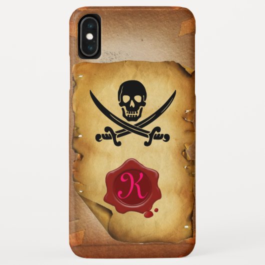 SCHAKELAARS VAN MONOGRAM, Zegelegment Case-Mate iPhone Case (Achterkant)