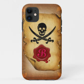 SCHAKELAARS VAN MONOGRAM, Zegelegment Case-Mate iPhone Case (Achterkant)