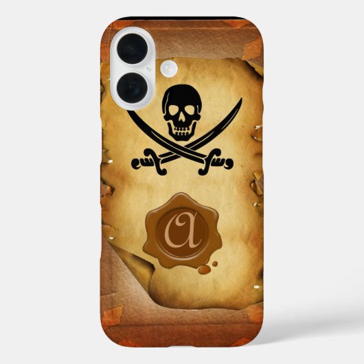 SCHAKELAARS VAN MONOGRAM, Zegelegment Case-Mate iPhone Case (Achterkant)