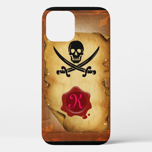 SCHAKELAARS VAN MONOGRAM, Zegelegment Case-Mate iPhone Case (Achterkant)