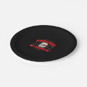 Schakelaars zijn driepuntsbruin Elektrische Gift Papieren Bordje (Gekanteld)