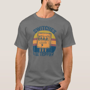Schakelaars zijn Funny Electricia Fuse van de Tri T-shirt