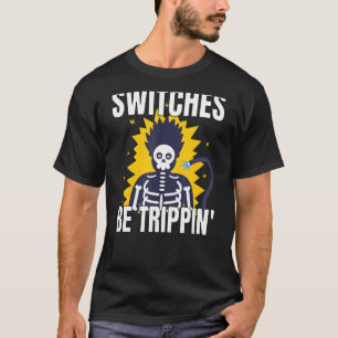 Schakelaars zijn het Funny van de elektricien Trip T-shirt