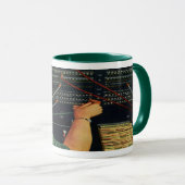 schakelbordoperator mok (Voorkant rechts)