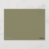 SCHAKELEN IN DE MACHT. BEAUTIFULE WOOD DUCK GIFT BRIEFKAART (Achterkant)