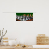 schaken20001000 tot 20 x 10 = 22 x 11 poster (Keuken)