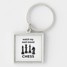 Schaken Bekijk mijn volgende zet Schaken Sleutelhanger
