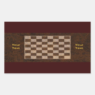 Schaken, Checkers, Drafts Board Naam Gift Label