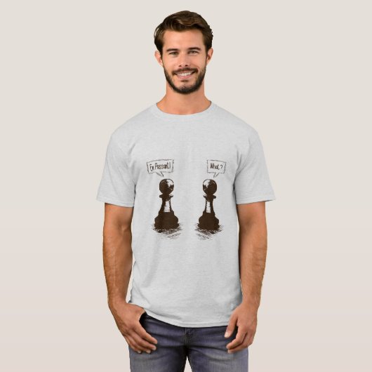 Schaken - En Passant! Wat? T-shirt (Voorkant volledig)