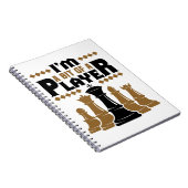 Schaken Ik ben een beetje een speler Notitieboek (Rechterzijde)