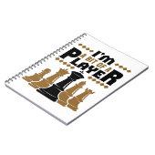 Schaken Ik ben een beetje een speler Notitieboek (Linkerzijde)