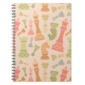 Schaken in herfstkleuren notitieboek (Voorkant)