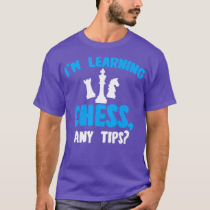 Schaken in het leren schaken tips t-shirt