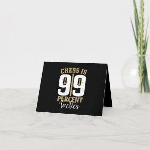 Schaken is 99 procent tactiek