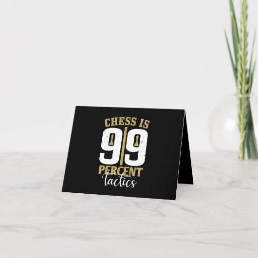 Schaken is 99 procent tactiek (Voorkant)