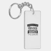 Schaken is de strijd tegen de fout sleutelhanger (Voorkant Links)