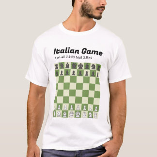 Schaken is het leven - Italiaans spel T-shirt