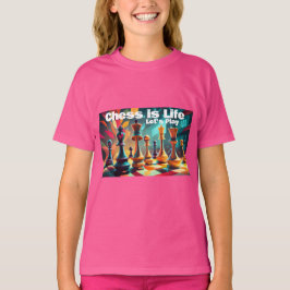 Schaken is het leven - Laten we spelen T-shirt