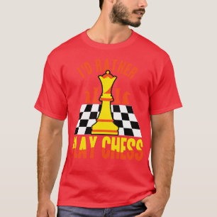 Schaken is liever schaken t-shirt