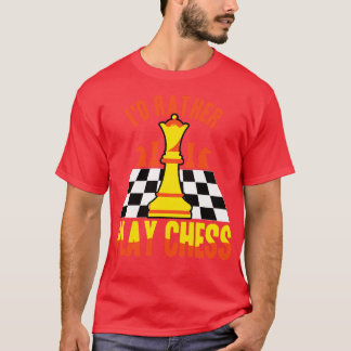 Schaken is liever schaken t-shirt