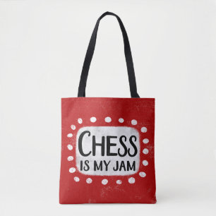 Schaken is mijn Canvas tas