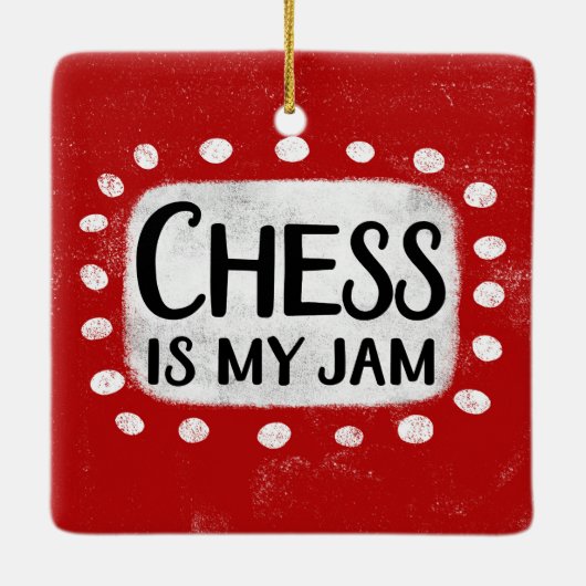 Schaken is mijn Ornament (Achterkant)