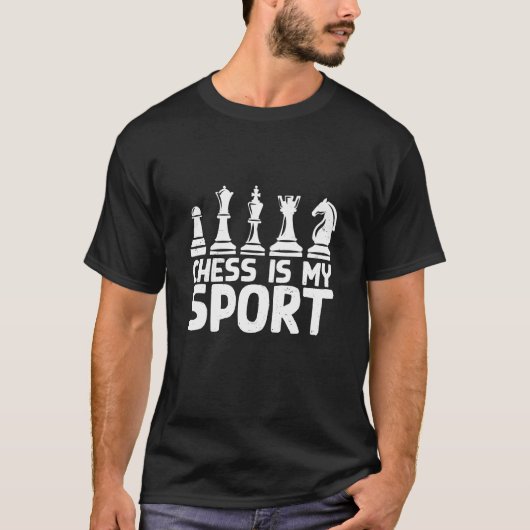 Schaken Is Mijn Sport T-shirt (Voorkant)