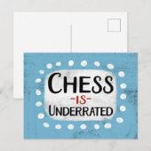 Schaken is ondergewaardeerd Briefkaart (Voorkant / Achterkant)