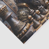 Schaken Koning Portret Decoupage Tissuepapier (Detail)