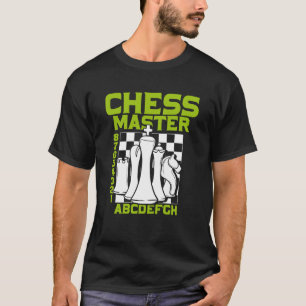 Schaken Master Schaakbord Stukken Checkmate Grandm T-shirt