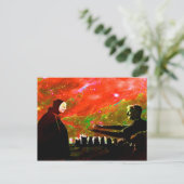 Schaken met de Dood Briefkaart (Staand voorkant)