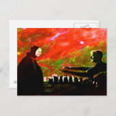 Schaken met de Dood Briefkaart (Voorkant / Achterkant)