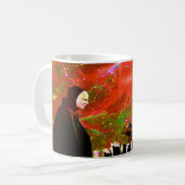 Schaken met de Dood Koffiemok (Voorkant links)