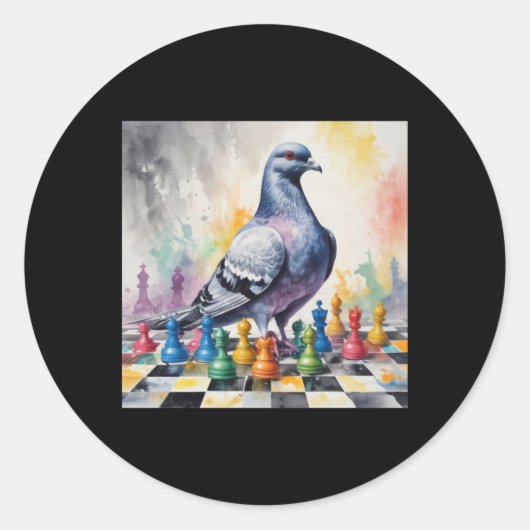 Schaken met een Sticker (Voorkant)