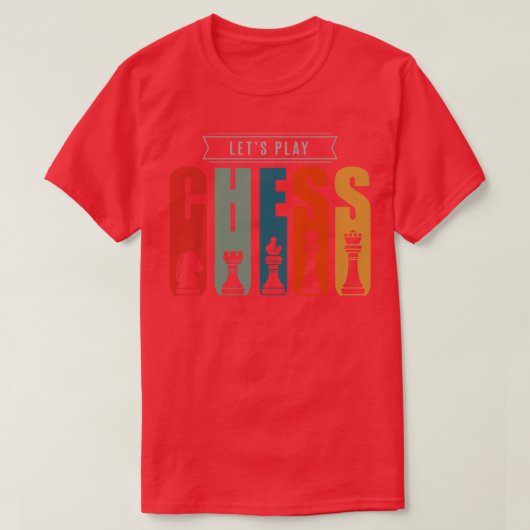 Schaken met vrienden 5 t-shirt (Design voorkant)