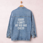 Schaken Ouder Schaken Mama Papa Grappig Denim Jacket (Hangar)